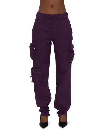 Pistola Bobbie Utility Cargo Pants - Purple