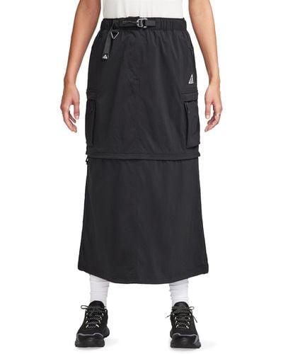 Nike Acg Smith Summit Water Repellent Convertible Skirt - Black