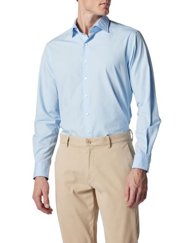Rodd & Gunn Surrey Hills Solid Supima Cotton Button-up Shirt - Blue