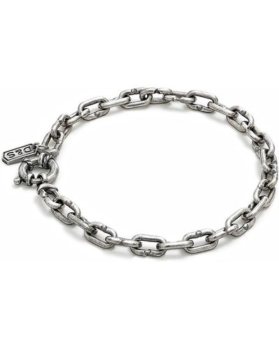 Degs & Sal Sterling Lock Chain Bracelet At Nordstrom - Metallic