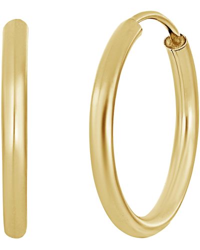 Bony Levy 14k Gold Infinity Hoop Earrings - Metallic