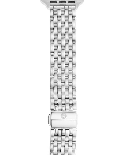 Michele 20mm Apple Watch® Bracelet Watchband - White