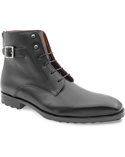 Mezlan Zip Derby Boot - Black