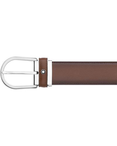 Montblanc Leather Belt - Brown
