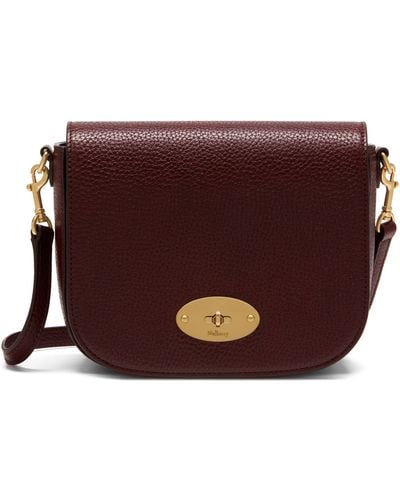 Mulberry Small Darley Leather Satchel - Purple