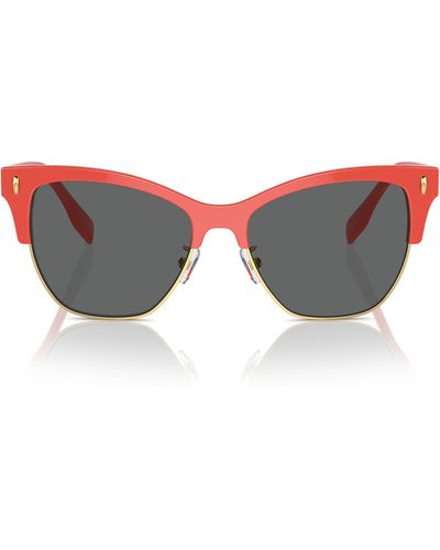 Tory Burch 53mm Cat Eye Sunglasses - Red