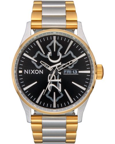 Nixon X 2pac Sentry Bracelet Watch - Black
