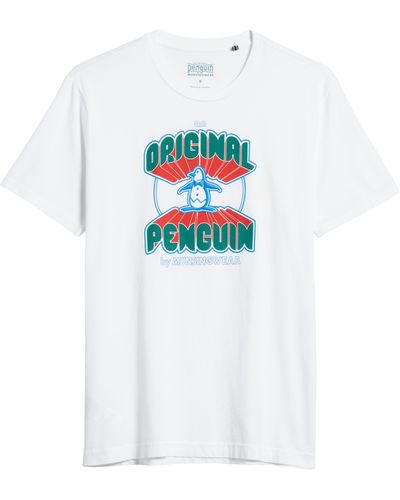Original Penguin Pete Graphic T-shirt - White