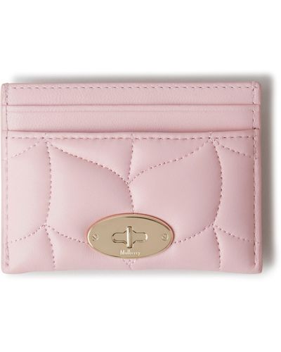 Mulberry Softie Pillow Quilted Leather - Pink