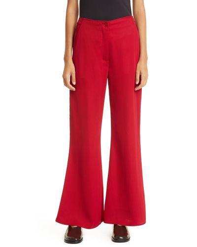 By Malene Birger Amores Flare Pants - Red