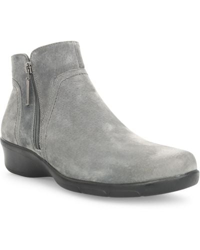 Propet Waverly Wedge Bootie - Gray