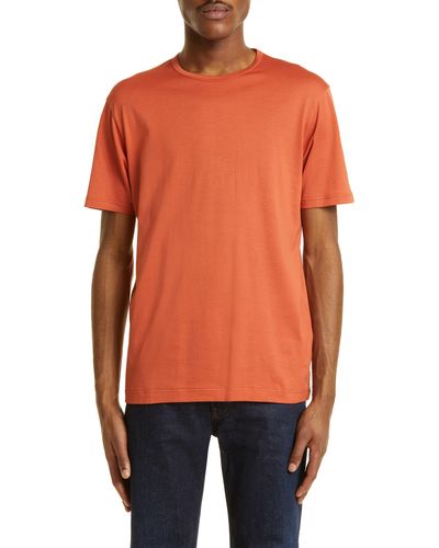 Sunspel Crewneck T-shirt - Orange