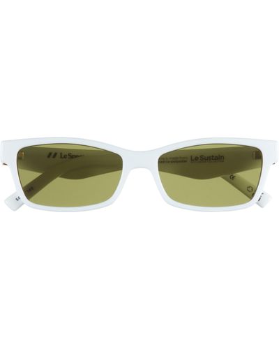 Le Specs Plateaux 56mm Cat Eye Sunglasses - Green