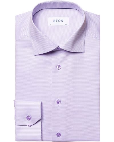 Eton Contemporary Fit Dress Shirt - Purple