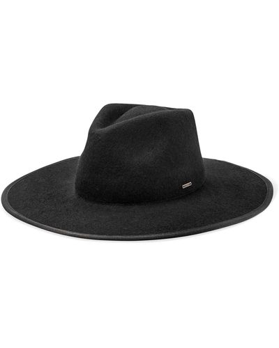Brixton Santiago Felted Wool Rancher Hat - Black