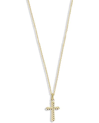 Bony Levy 14k Gold Cross Pendant Necklace - Multicolor