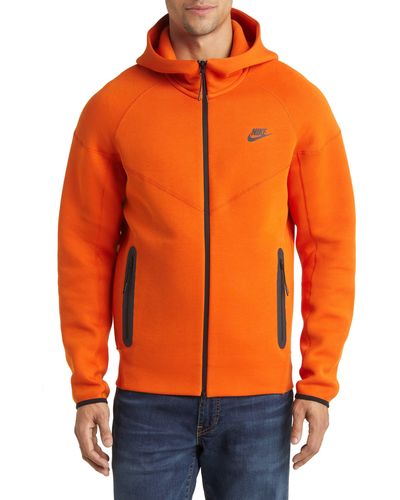 Nike Tech Fleece Windrunner Zip Hoodie - Orange