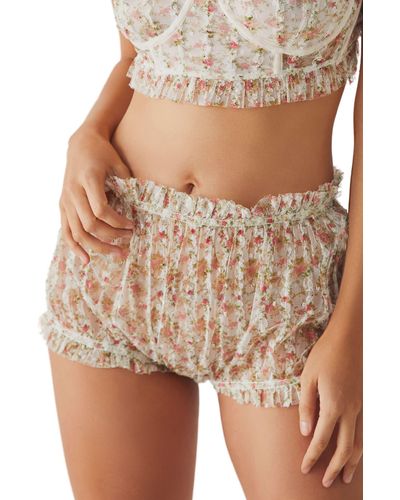 Free People Intimately Fp Gimme Butterflies Boyshorts - Pink