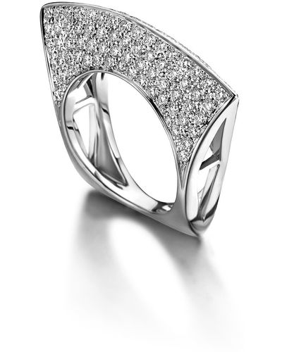 DRIES CRIEL Lotus Diamond Ring - Metallic