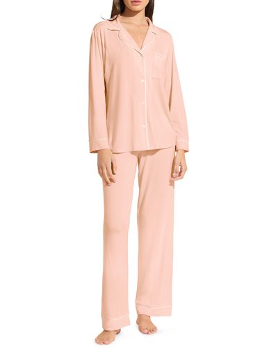 Eberjey Gisele Jersey Knit Pajamas - Multicolor