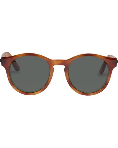 Le Specs 50mm Round Sunglasses - Multicolor