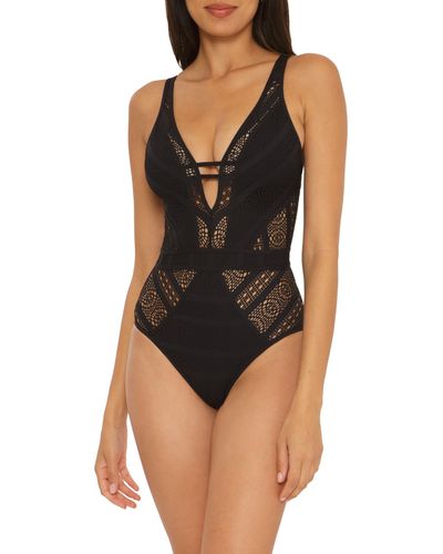 Becca Color Play One-piece Swimsuit - Black