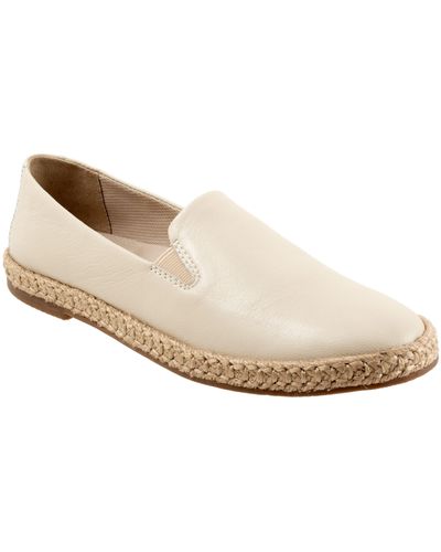 Trotters Poppy Espadrille Flat - Natural