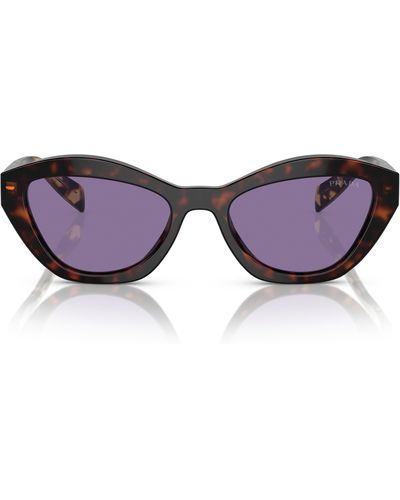 Prada 52mm Butterfly Sunglasses - Purple