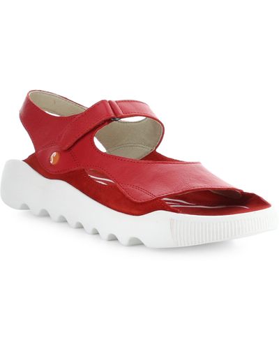 Softinos Weal Sandal - Red