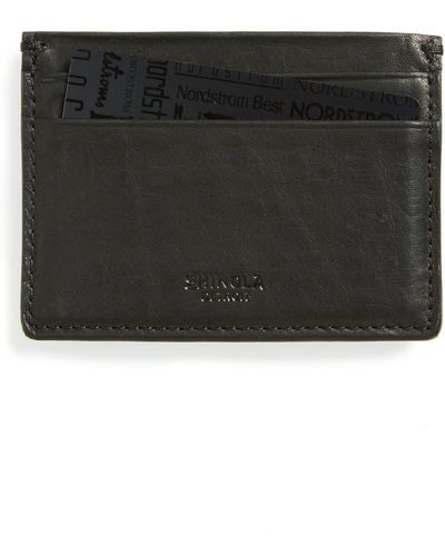 Shinola Leather Card Case - Black