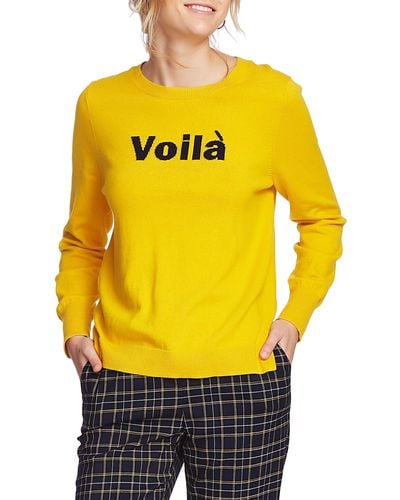 Court & Rowe Fine Gauge Voilà Sweater - Yellow