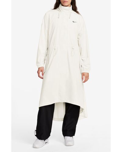 Nike Essential Longline Trench Coat - Natural