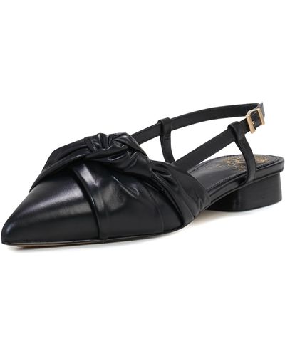 Vince Camuto Jyle Slingback Pointed Toe Flat - Black