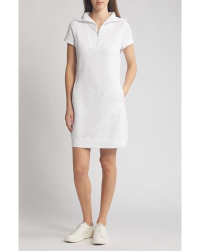 Tommy Bahama Tobago Bay Half Zip Dress - White