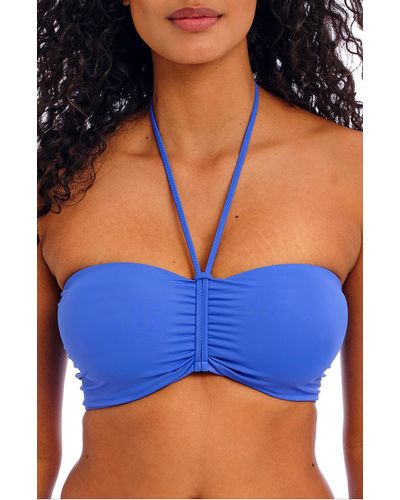 Freya Jewel Cove Underwire Bikini Top - Blue