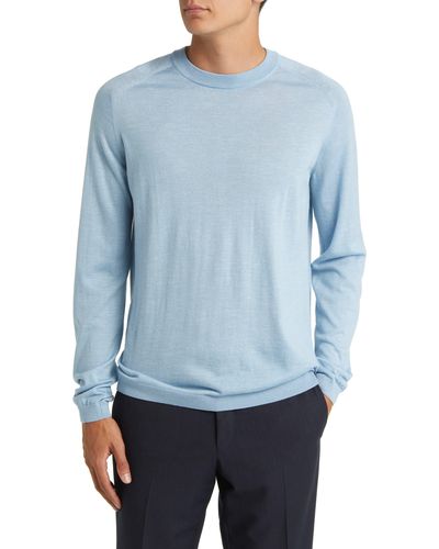 Jack Victor Bailey Merino Wool Blend Sweatshirt - Blue