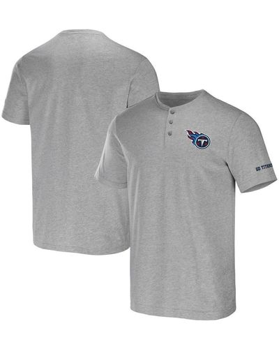 NFL X DARIUS RUCKER Collection By Fanatics Tennessee Titans Henley T-shirt At Nordstrom - Gray