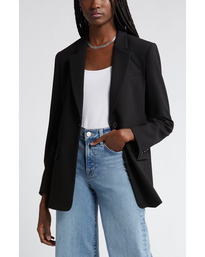 Nordstrom Relaxed Fit Blazer - Black