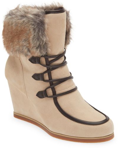 Cecelia New York North Star Wedge Bootie - Natural