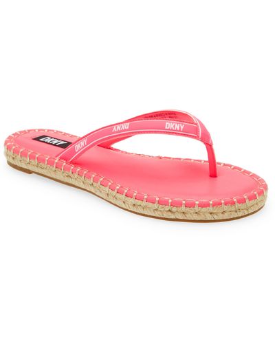 DKNY Tabatha Flip Flop - Pink