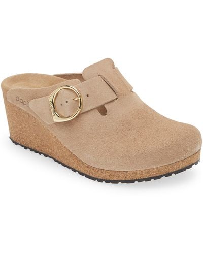 Birkenstock Papillio By Fanny Buckle Clog - Natural