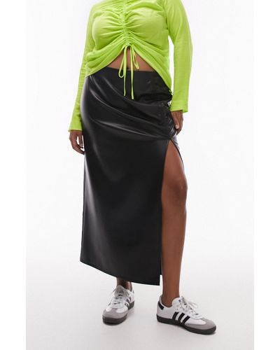 Faux Leather Skirts For Women