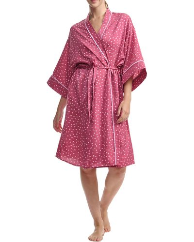 Splendid Print Robe - Pink
