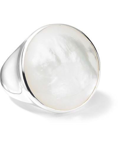 Ippolita Rock Candy Luce Round Mother-of-pearl Sterling Ring At Nordstrom - Metallic