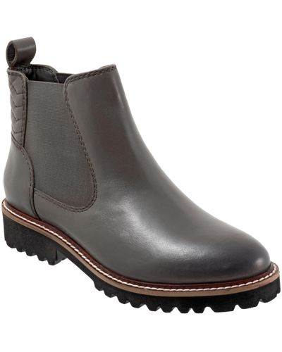 Softwalk Indy Chelsea Boot - Gray