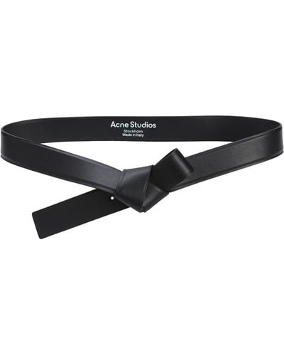 Acne Studios Musubi Leather Belt - Black