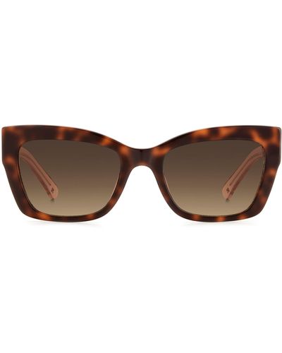 Kate Spade 53mm Valeria/s Cat Eye Sunglasses - Brown