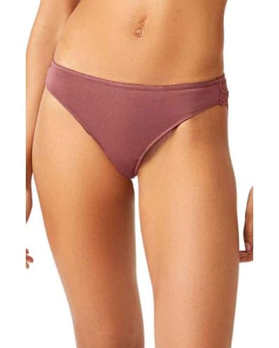 Free People Intimately Fp Happier Than Ever Briefs - Pink