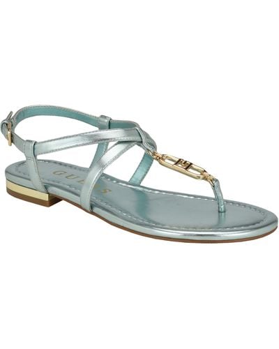 Guess Meaa Ankle Strap Sandal - Green