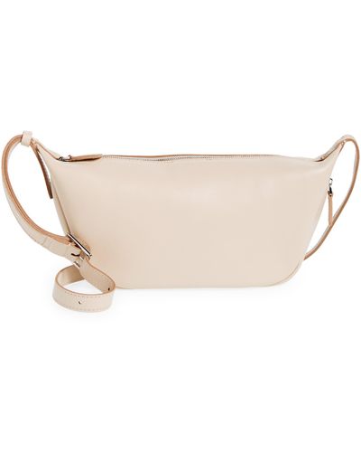 Madewell The Sling Leather Crossbody Bag - Natural